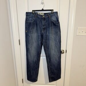 Lot 29 Men's Boot Cut Jeans Size‎ 38x33 Distressed Studded
